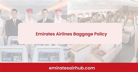 Emirates Airline Baggage Fees & Policy [2024 .